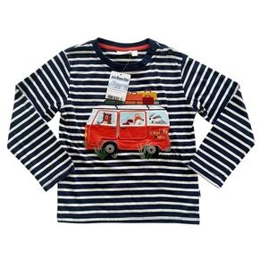 NWT JoJo Maman Bébé Woodland Camper Tee 5/6